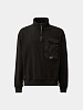 Халф-зип C.P. Company Cotton Fleece Mixed Black