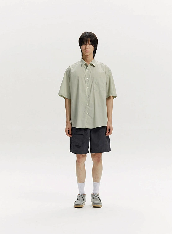 Рубашка FrizmWORKS Typewriter Half Shirt Dove Gray