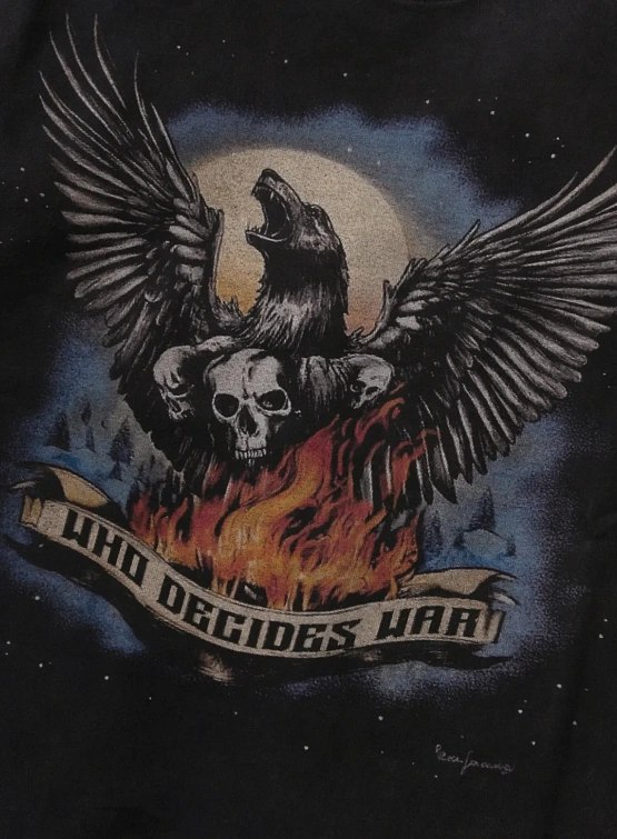 Футболка WHO DECIDES WAR Faded Moon Coal