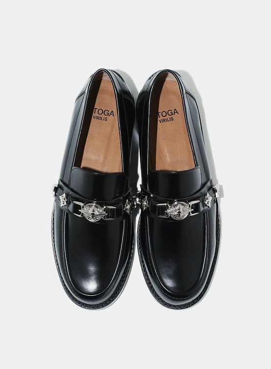 Лоферы TOGA Metal Polido Black