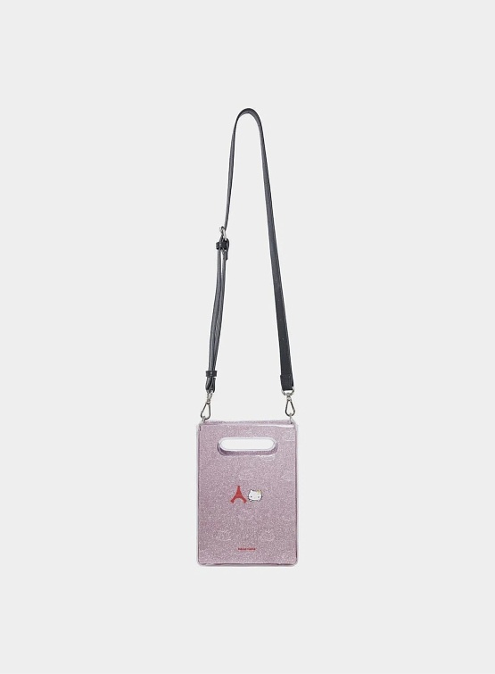 Сумка nana-nana A5 Glitter Pvc Bag Pink