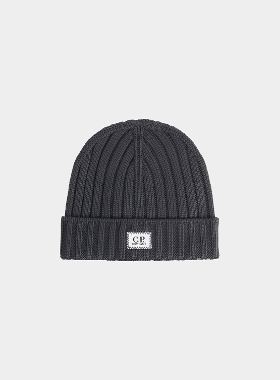 Шапка C.P. Company Extra Fine Merino Wool Forged Iron