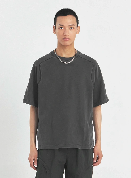 Футболка UNAFFECTED Pigment Dyed Charcoal