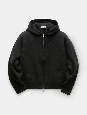 Зип-худи COOR Double Face Wool Blend Black