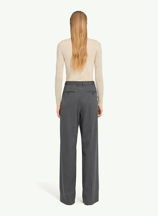Женские брюки MM6 Maison Margiela Voluminous Grey