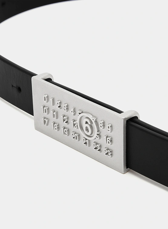 Ремень MM6 Numeric Belt Black