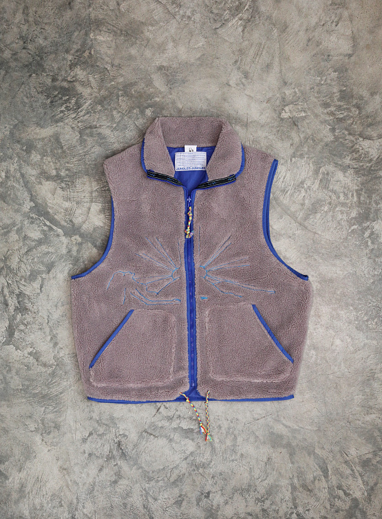 Жилет Jungles Jungles Fuzzy Vest Brown/Blue