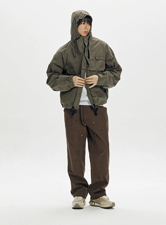 Парка FrizmWORKS Wading Hooded Parka Olive