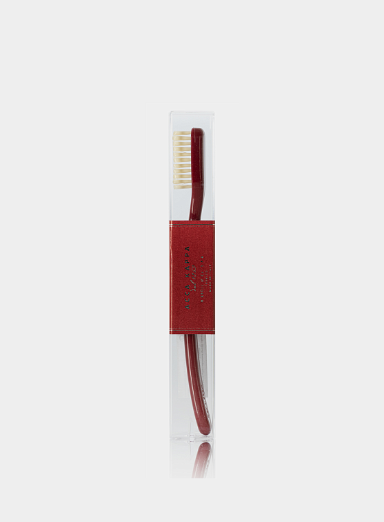 Зубная щетка Acca Kappa с нейлоновой щетиной средней жесткости Venetian Red