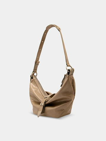 Женская сумка MARGESHERWOOD Belted Hobo Medium Mud Crinkle