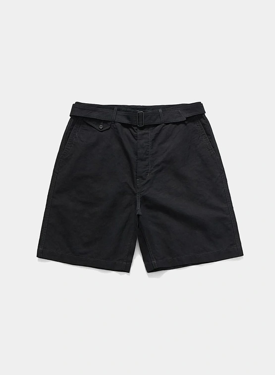 Шорты EASTLOGUE Belted Cattleman Black Linen