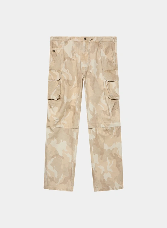 Брюки 424 Cargo Detachable Bermudas Washed Sand Camo Stone