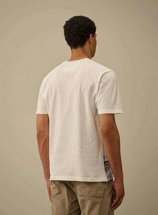 Футболка C.P. Company 24/1 Jersey Man In The Sea Gauze White