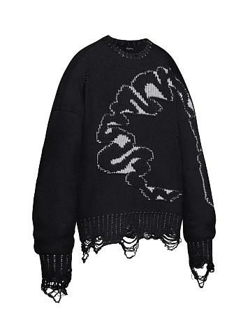 Свитер MADFRENZY Grunge Cortex Black