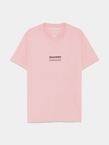 Футболка MAHARISHI 1453 Less Dangerous Pink