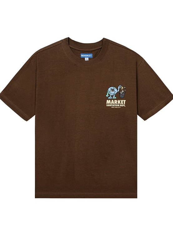 Футболка MARKET Sanitation Dept Mocha