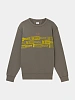 Свитшот C.P. Company Cotton Fleece Crewneck Smoked Pearl Grey