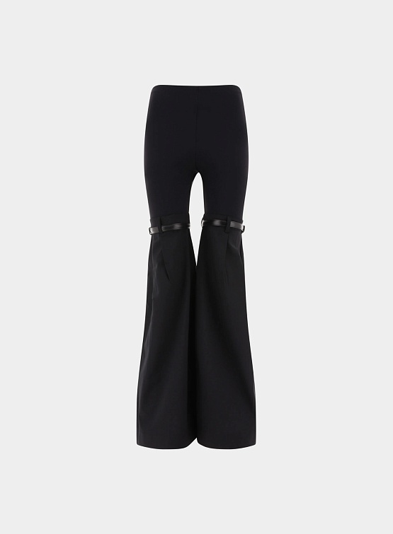 Женские брюки Coperni Hybrid Flare Trousers Black