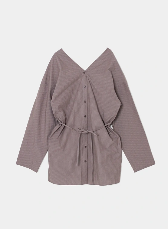 Женское платье-рубашка AMOMENTO Stripe Grey