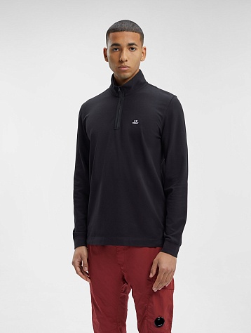 Поло C.P. Company Stretch Piquet Polo Black