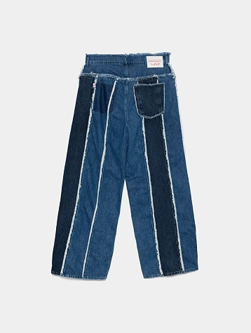 Джинсы Charles Jeffrey Loverboy Wide Leg Blue