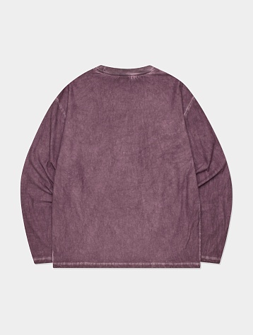 Лонгслив LMC Overdyed Fn Long Slv Tee Dark Purple