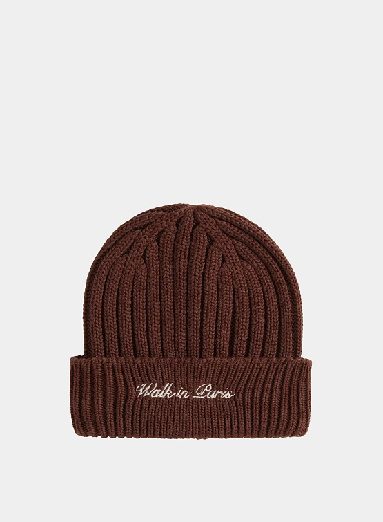 Шапка Walk In Paris Wool Beanie Brown