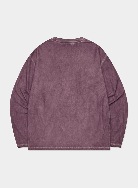 Лонгслив LMC Overdyed Fn Long Slv Tee Dark Purple