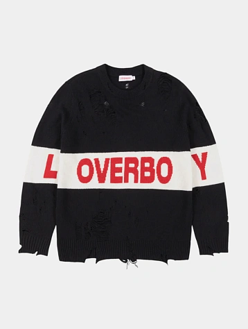 Свитер Charles Jeffrey Loverboy Distressed Loverboy Black