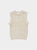 Женский жилет AMOMENTO Crochet Vest Beige