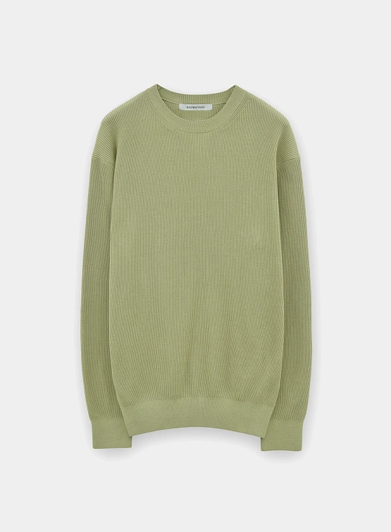 Свитшот BROWNYARD High Density Crewneck Olive Grey