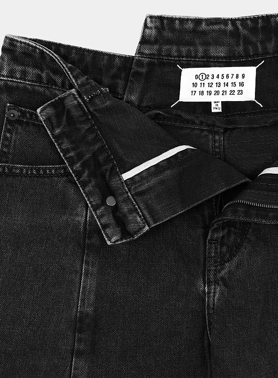 Женские джинсы Maison Margiela Cut Out Denim Black
