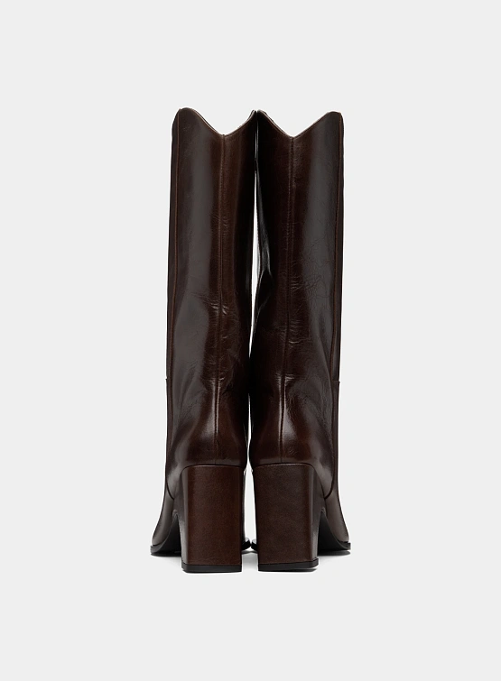 Женские сапоги Coperni Cowboy Bridge Brown