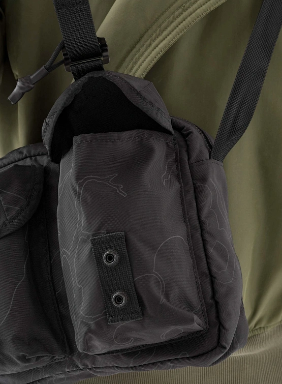Сумка MAHARISHI 1532 Camo M.A.L.I.C.E. Cross Body Black