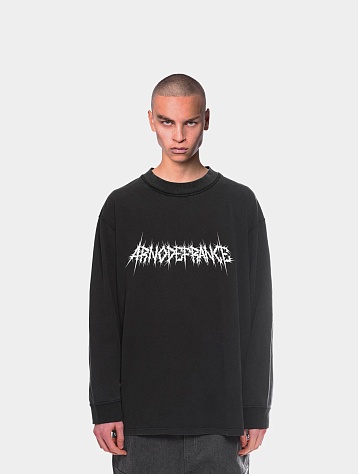 Лонгслив ARNODEFRANCE ‘THORNS’ Vintage Black