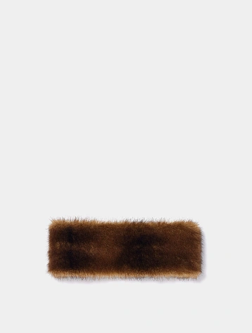 Повязка на голову OPEN YY Furry Hairband Brown