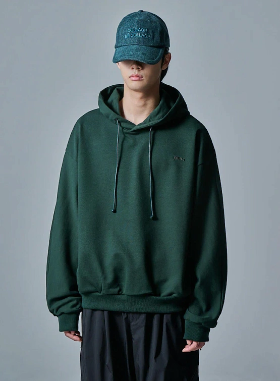 Худи JUUN.J Essential Jersey Hoodie Green