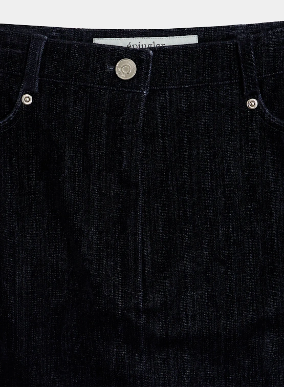Женская юбка EPINGLER Mermaid Long Velvet Denim
