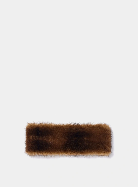 Повязка на голову OPEN YY Furry Hairband Brown
