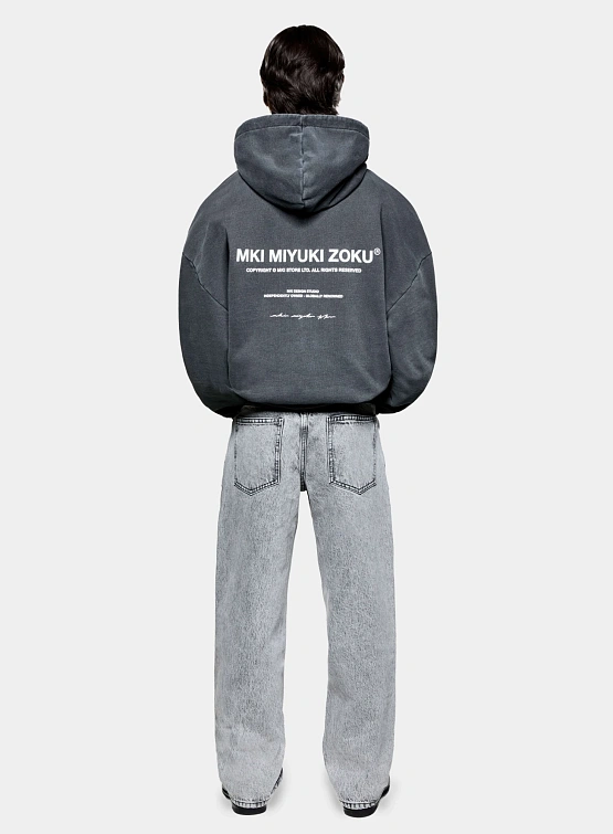 Худи MKI MIYUKI ZOKU Design Studio Pigment Black