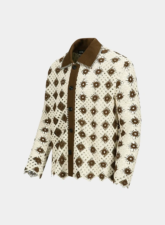 Кардиган Andersson Bell Crochet Cardigan Brown