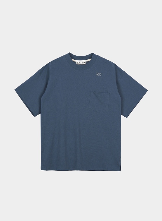 Футболка Recto Rc Embroidered Vintage Blue