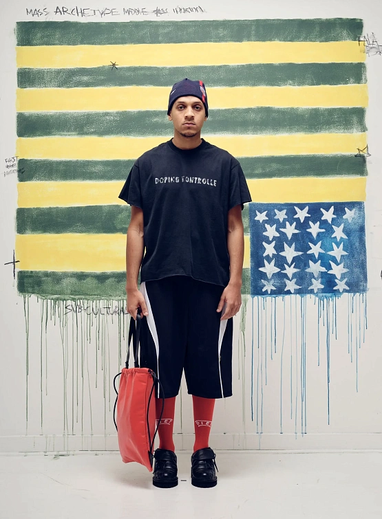 Футболка PIET Dopping Kontrolle Raw Edge Vintage Black