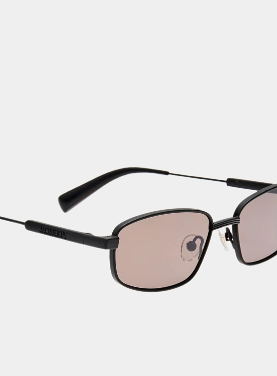 Очки JACQUEMUS Sera Metallic Black