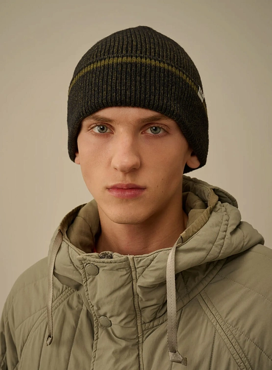 Шапка C.P. Company Fleece Knit Beanie Capers