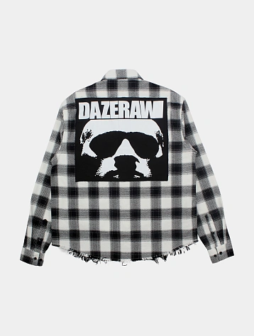 Рубашка DAZE Raw Face Shirt Black/White