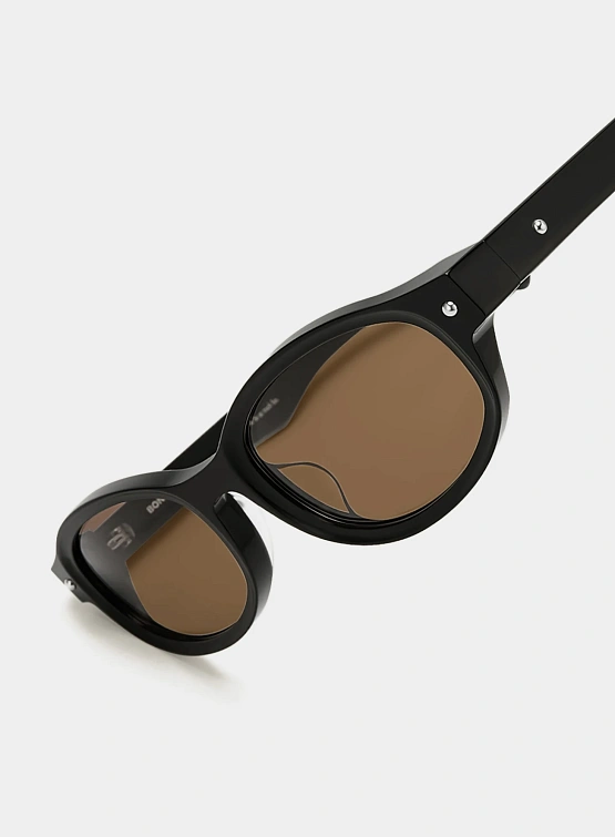 Очки Bonnie Clyde Roller Coaster Black & Brown Lens