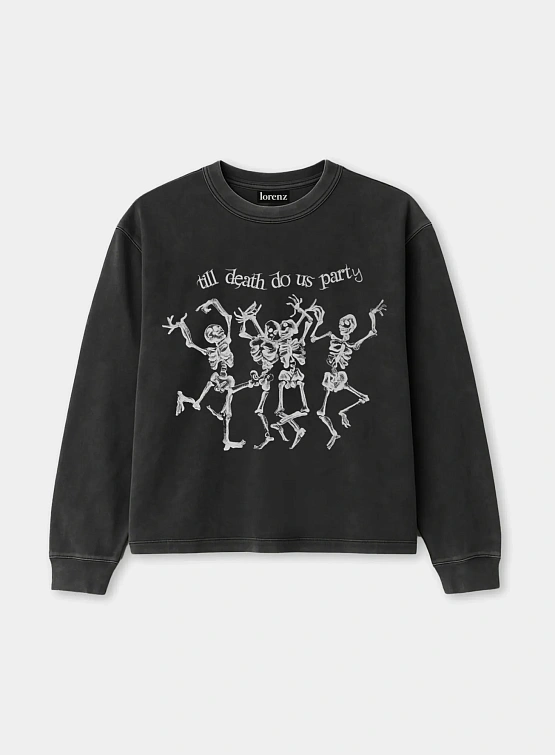 Лонгслив lorenz Resurrection T-Shirt Washed Black