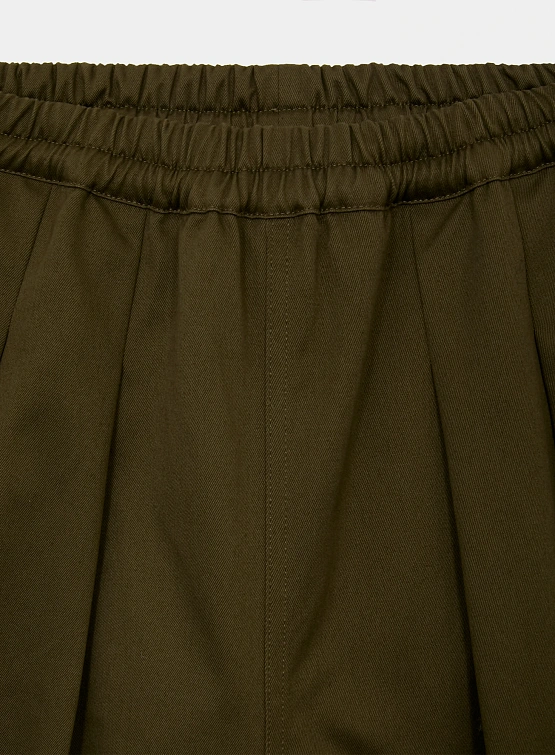Брюки Maison Margiela Pleated Drawstring Khaki