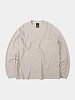 Лонгслив FrizmWORKS Oversized Waffle Pocket Cream